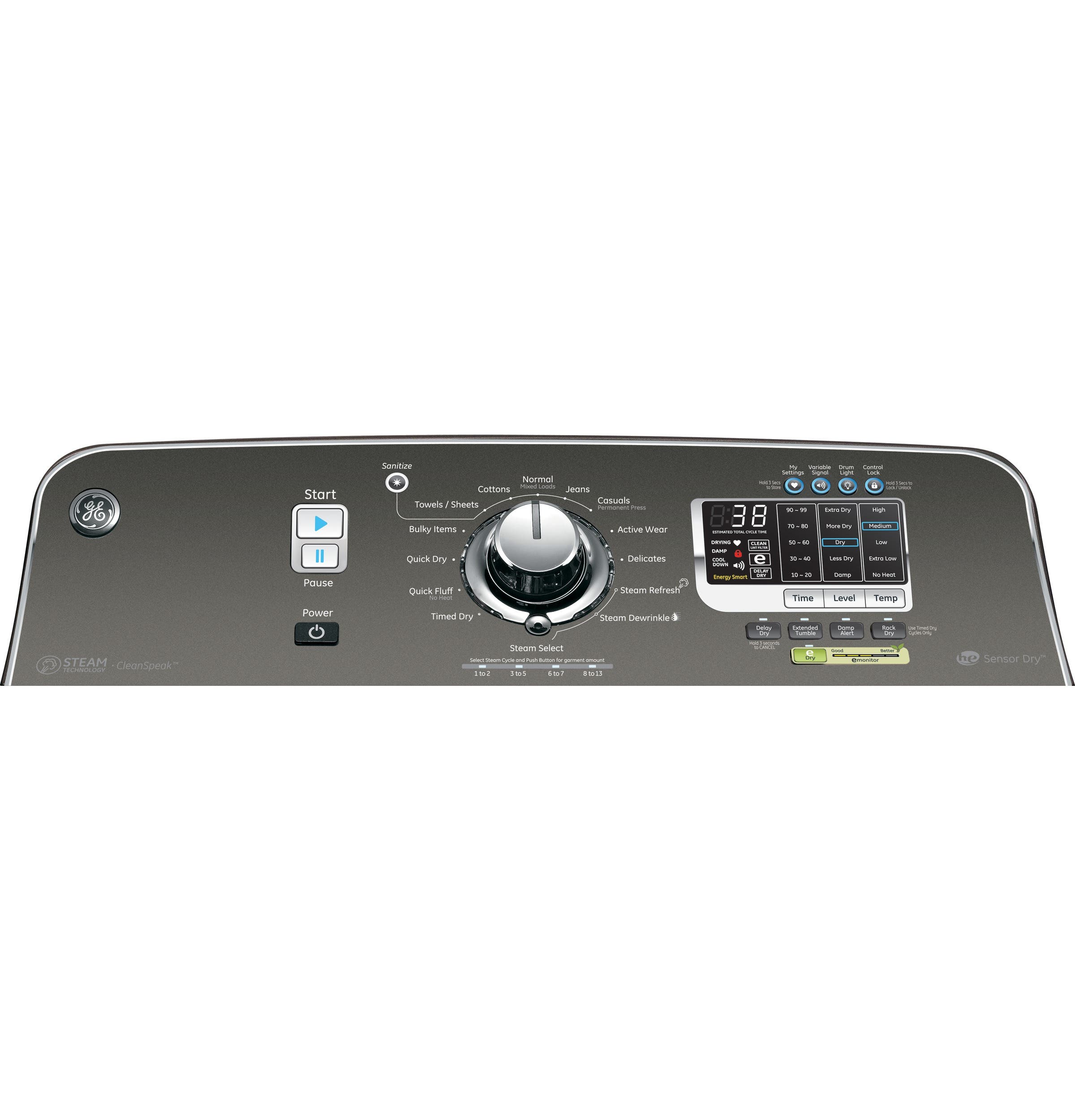 GE GTDS855EDMC Stainless Steel