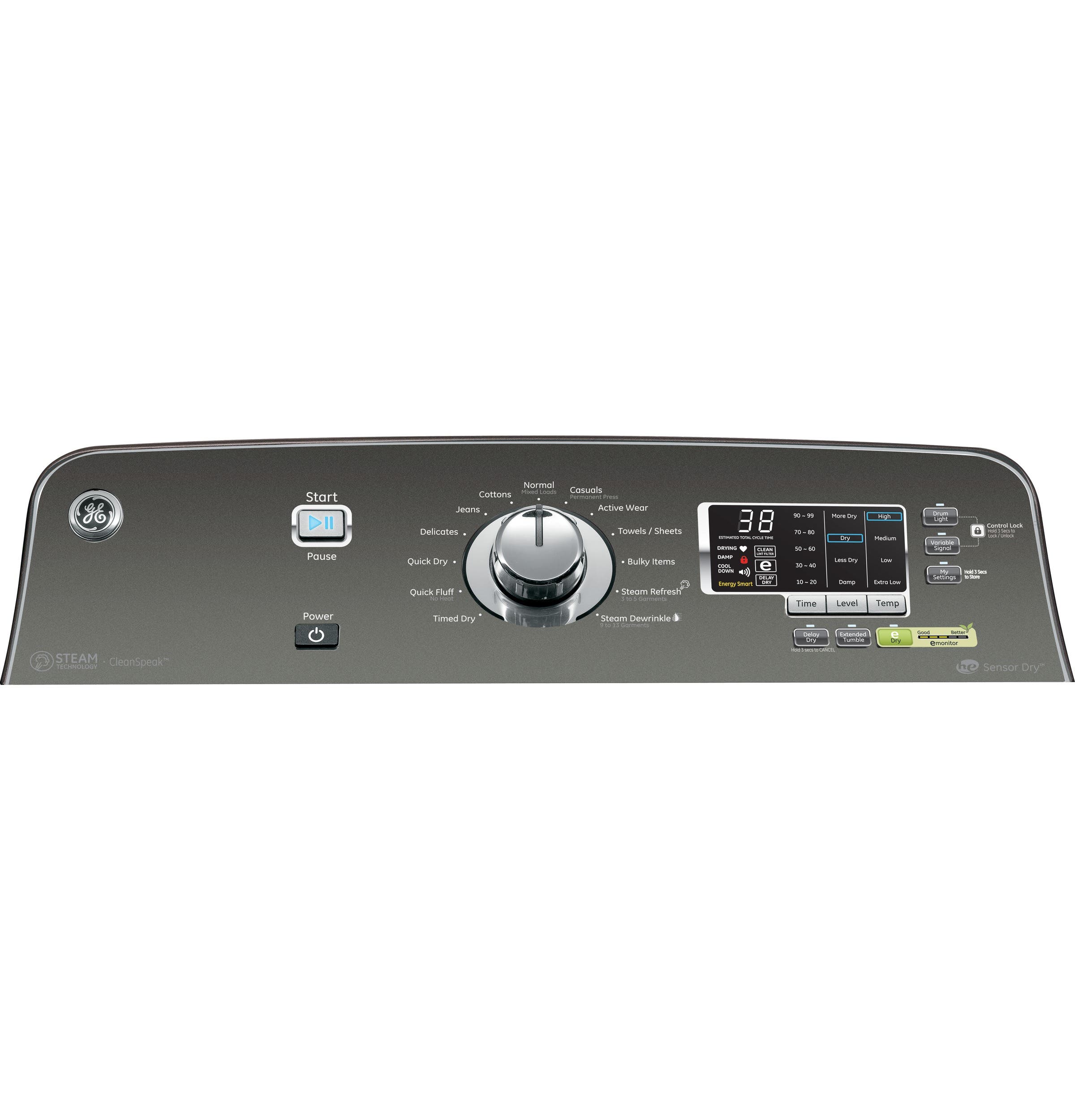 GE GTDS825EDMC 28" Electric Dryer