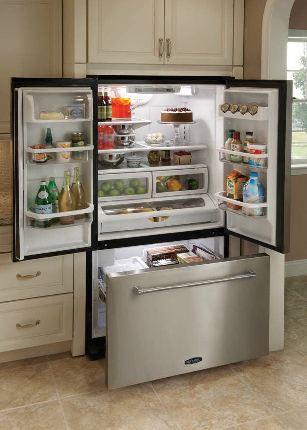 AGA AMPROFD20SS 19.8 cu. ft. Counter-Depth French Door Refrigerato...