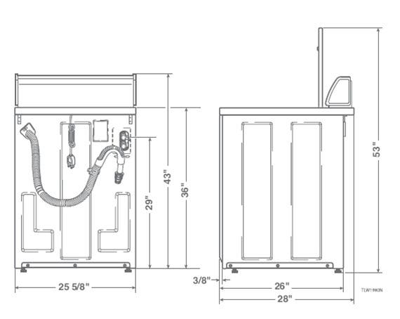 Speed Queen AWN432S 26 Inch Top-Load Washer