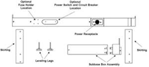 Amana PTSB330E 208/230 Volt Subbase Kit - 30 Amp