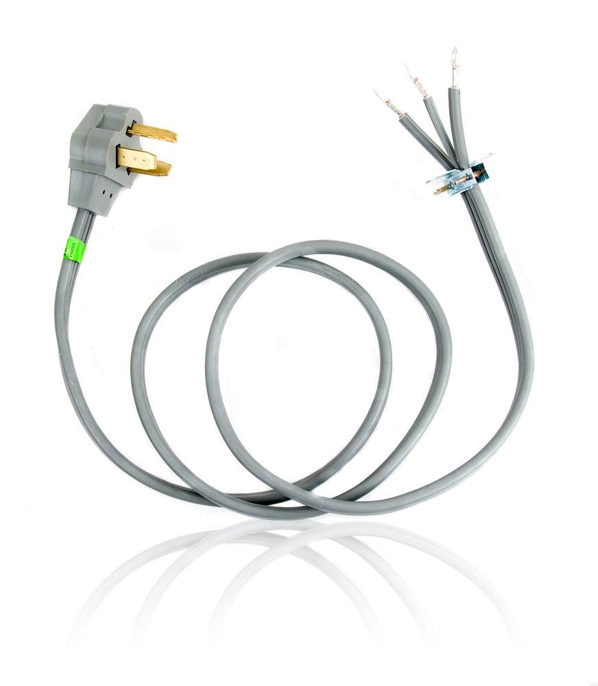 6" 3-wire 30 Amp Dryer Power Cord