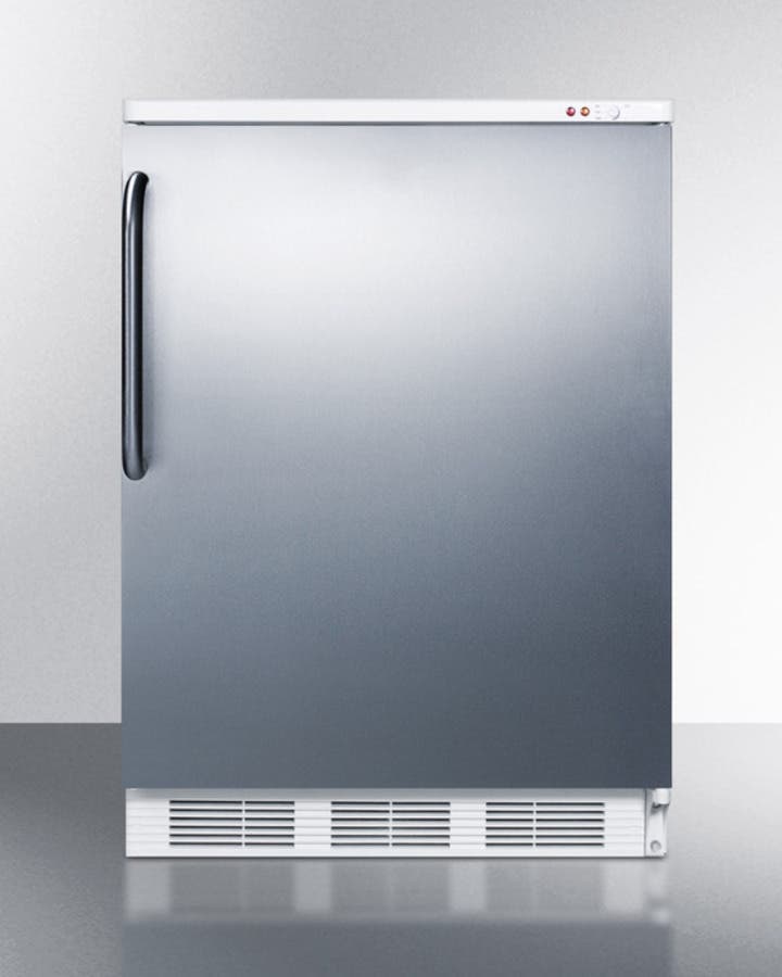 Summit VT65MBISSTB Stainless Steel with Towel Bar Handle