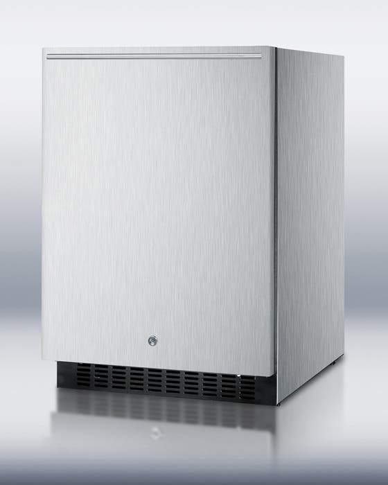 Summit SPR626OSCSSHH Stainless Cabinet with Horizontal Handle