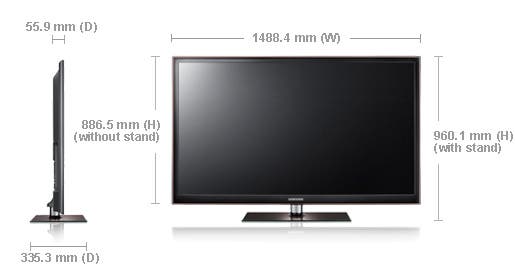 Samsung PN64D550 64'' Widescreen Plasma