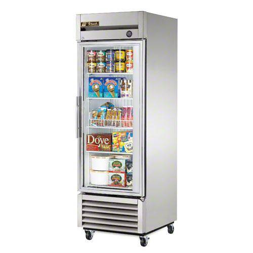 True Residential T23FG 27" Glass Door Reach-In Commercial Freezer