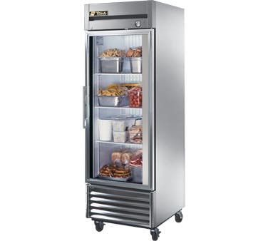 True Residential T23FG 27" Glass Door Reach-In Commercial Freezer