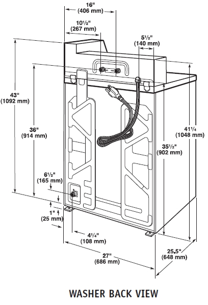 Whirlpool CAE2743BQ White