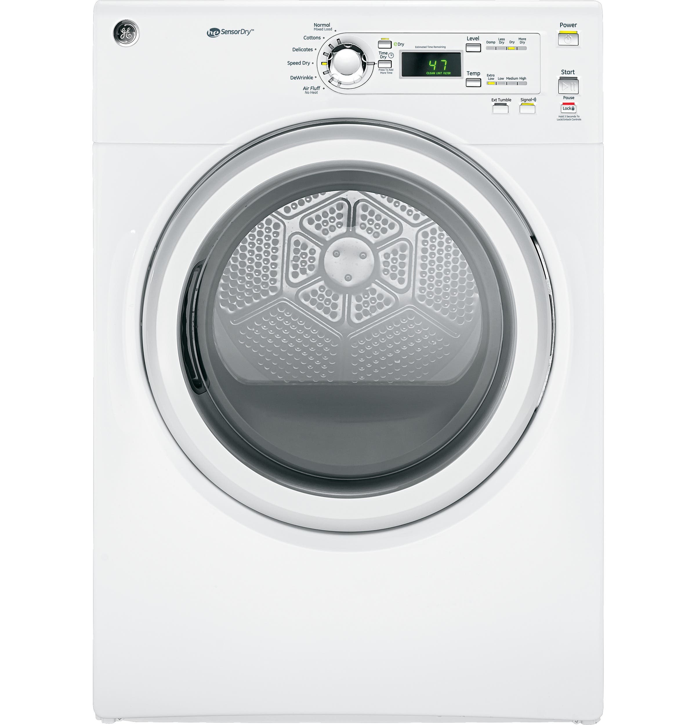 GE GFDN110EDWW White