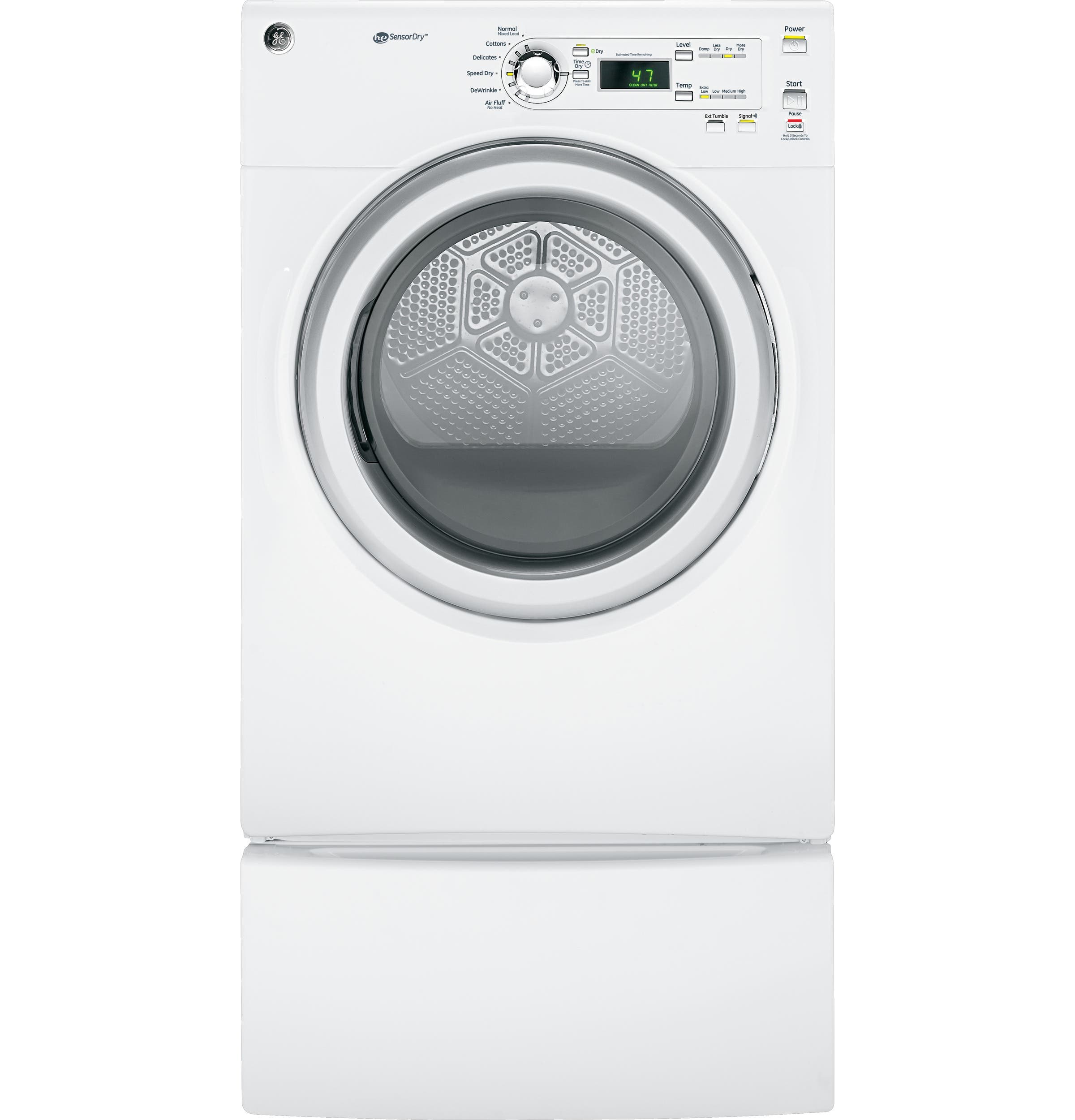 GE GFDN110EDWW White