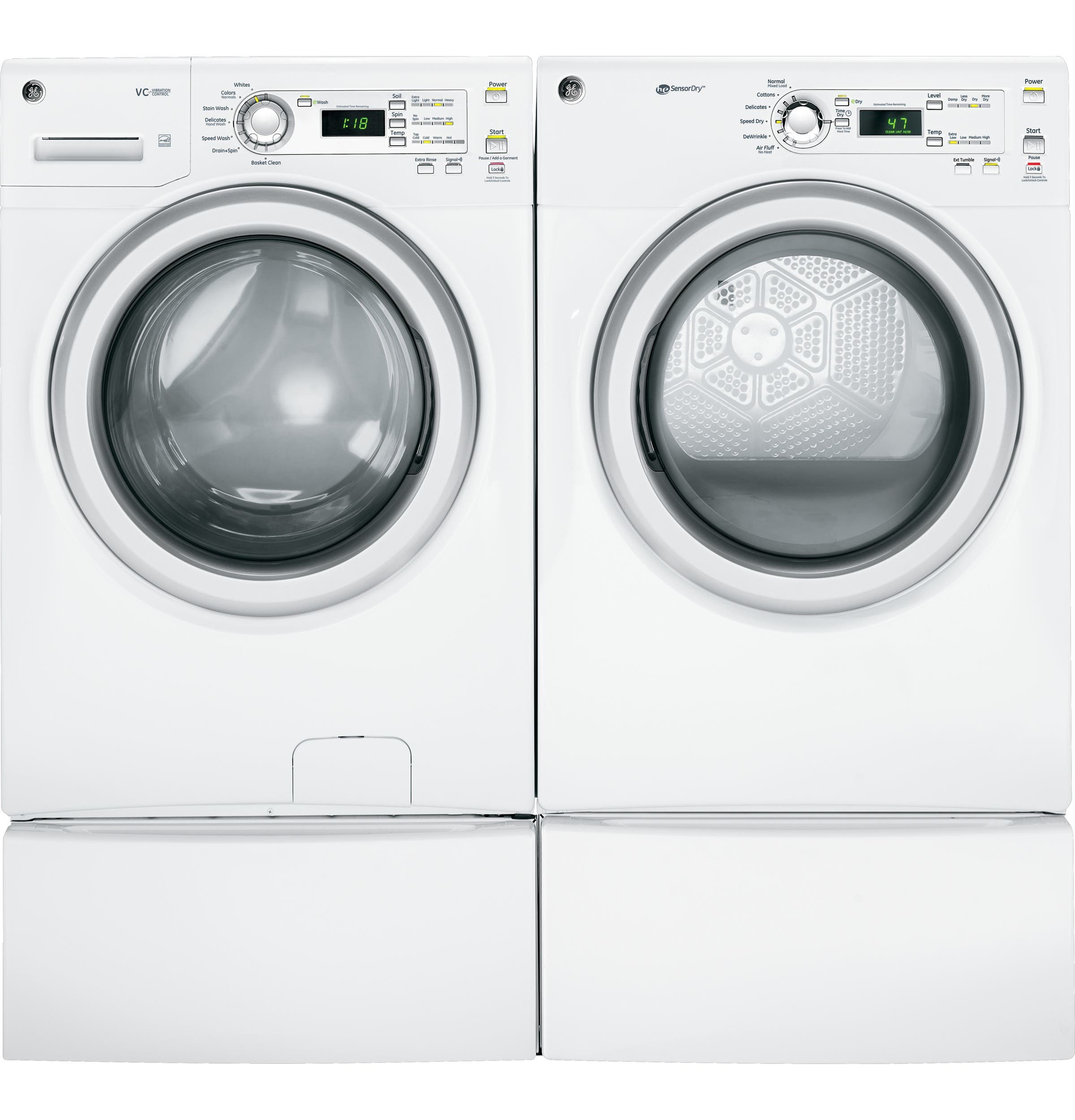GE GFDN110EDWW White