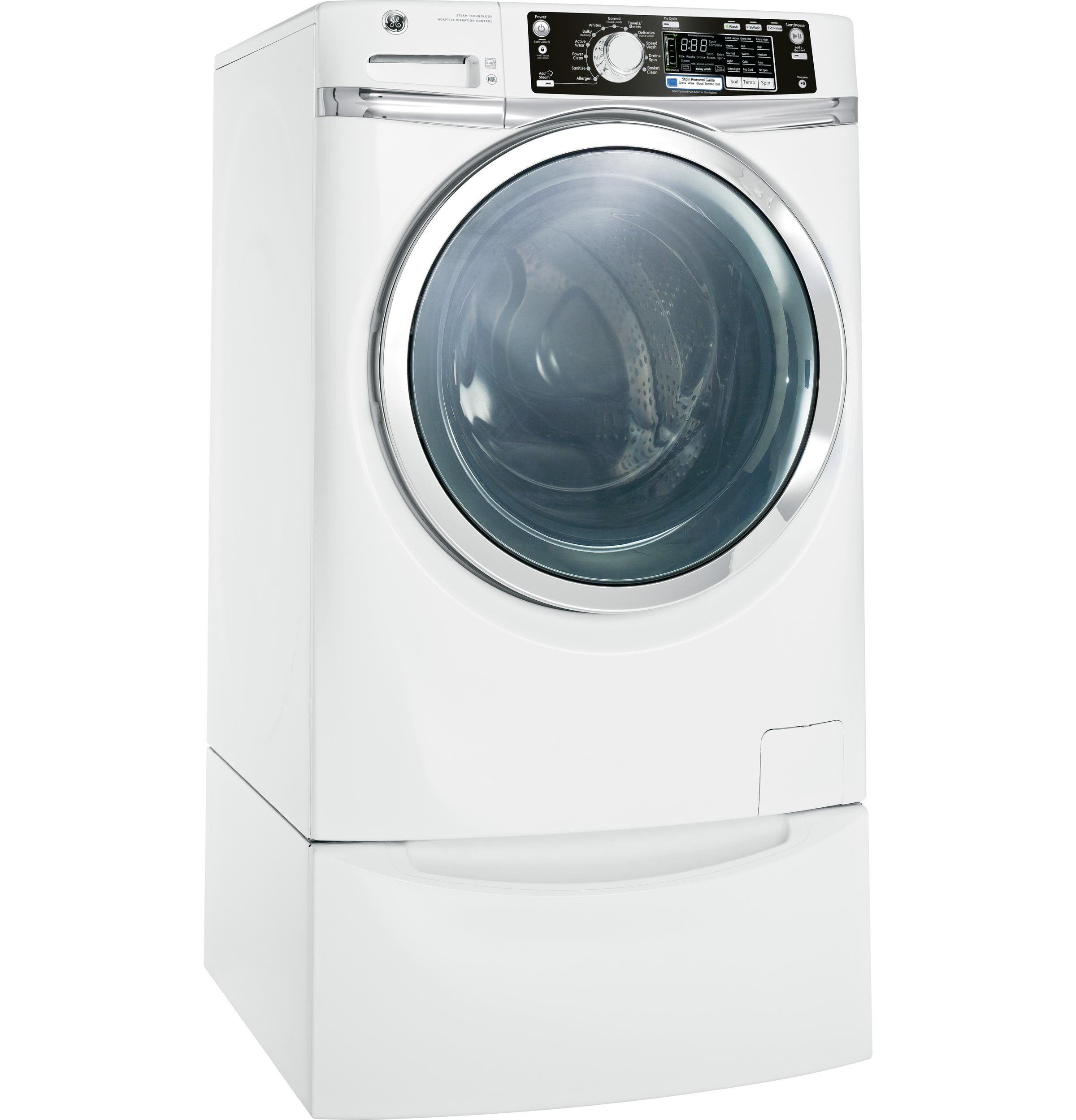 GE GFWS2600FWW White