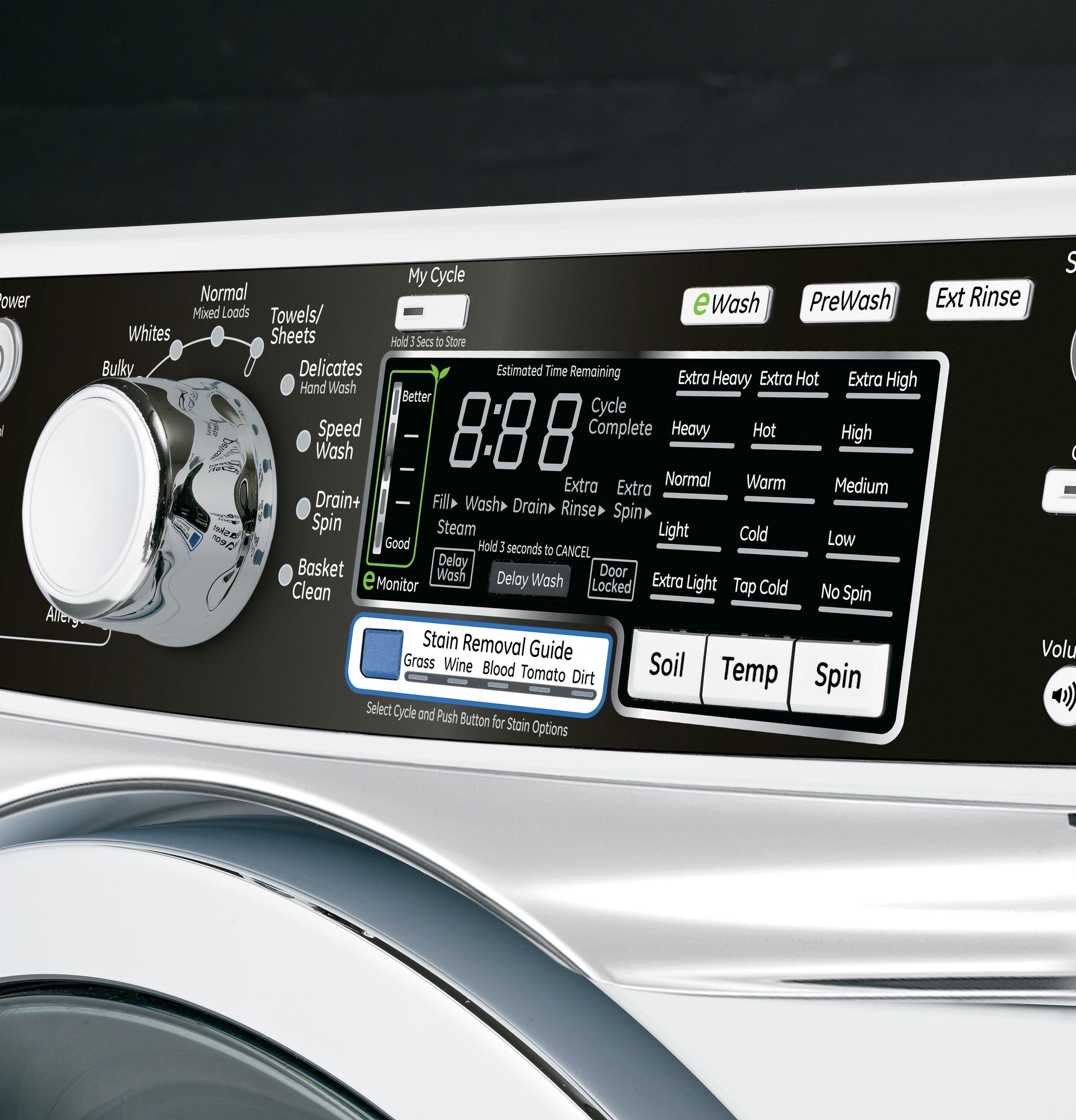 GE GFWS2600FWW White