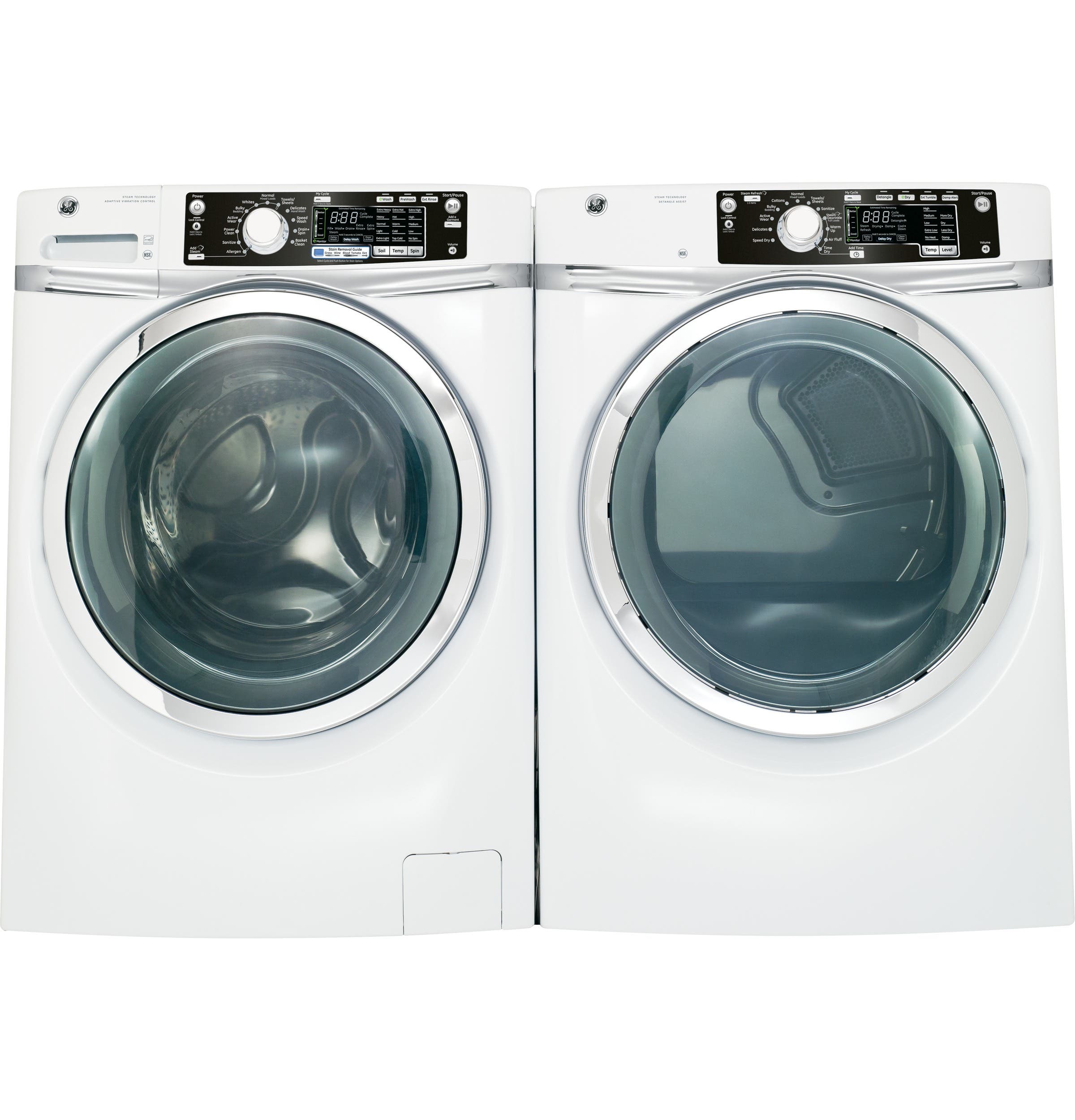 GE GFWS2600FWW White