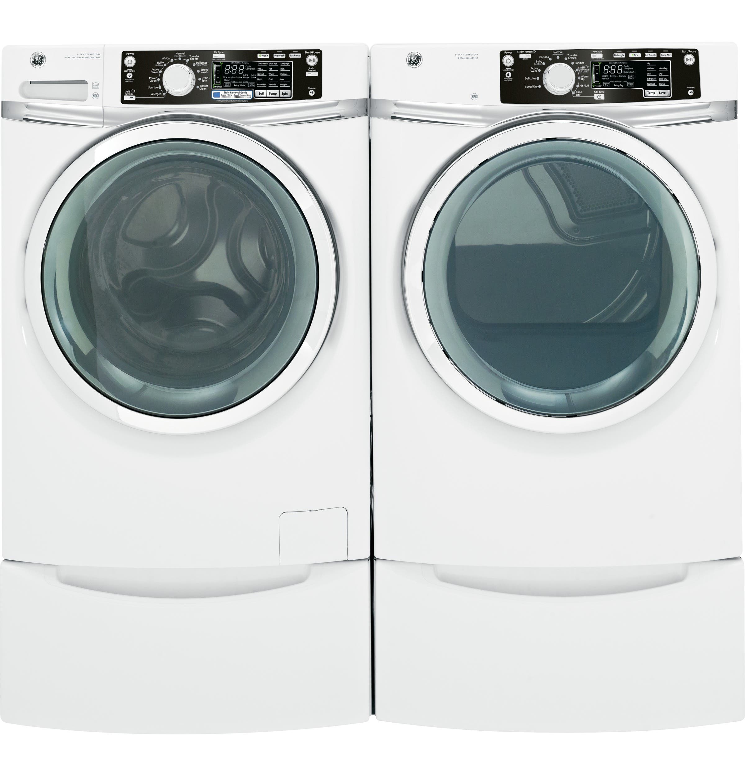 GE GFWS2600FWW White