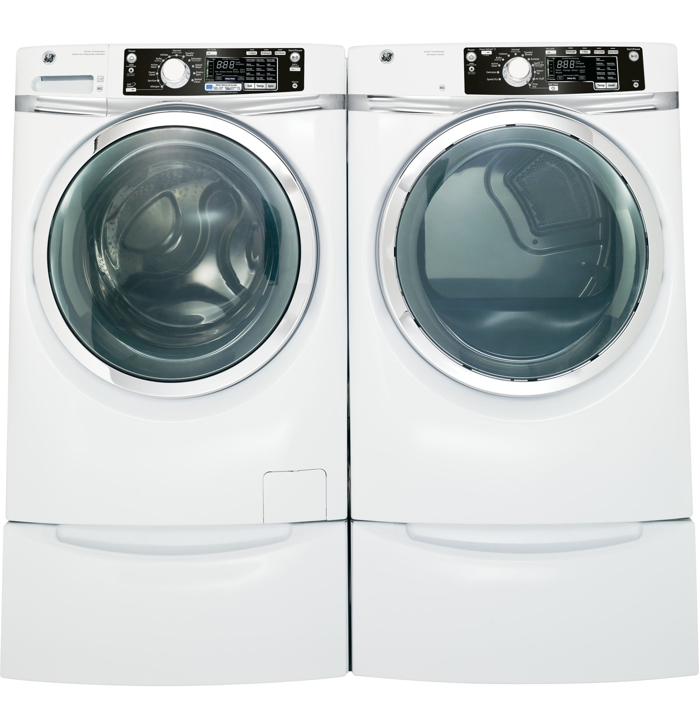 GE GFWS2600FWW White