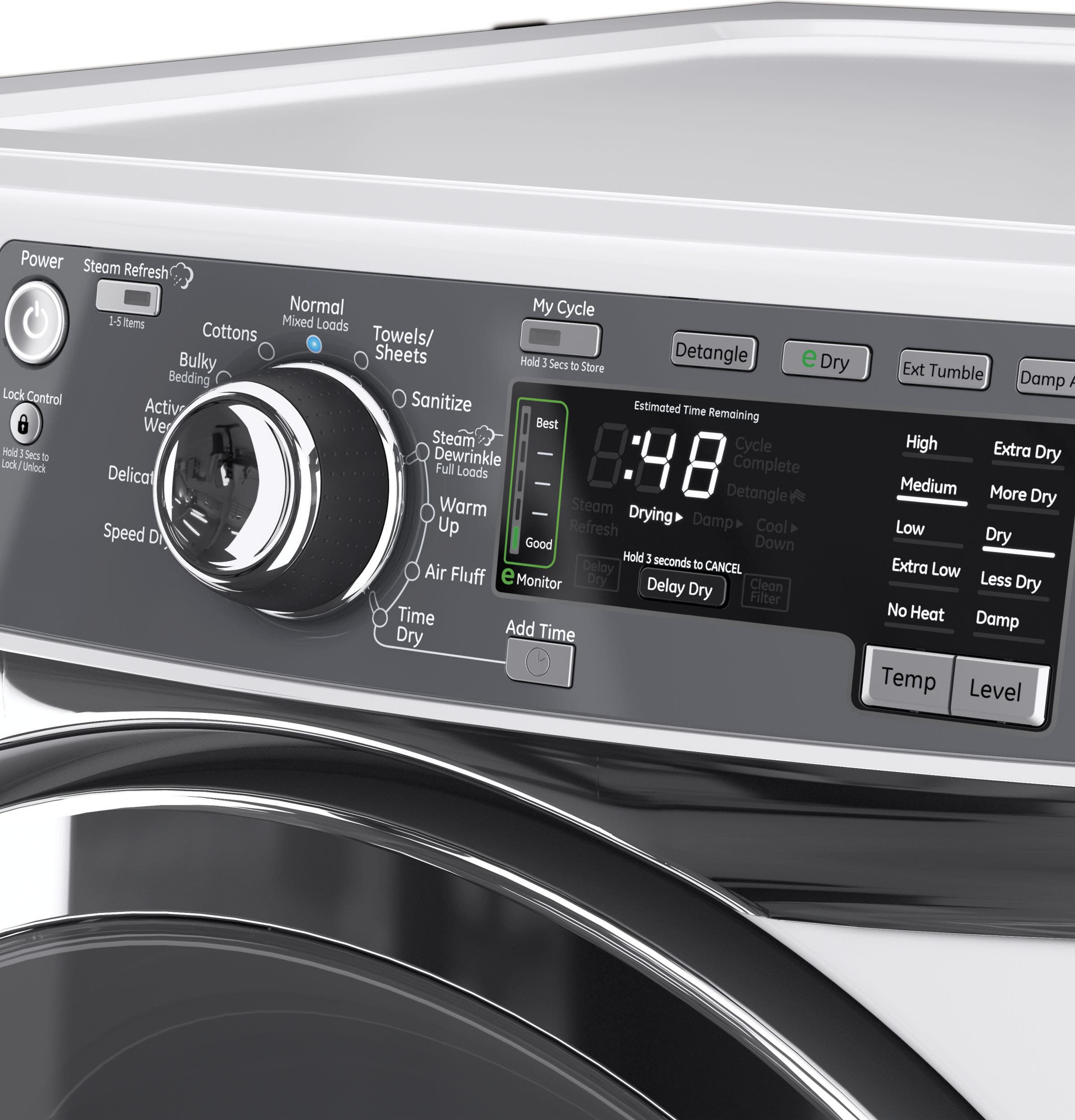 GE GFDR480EFWW White