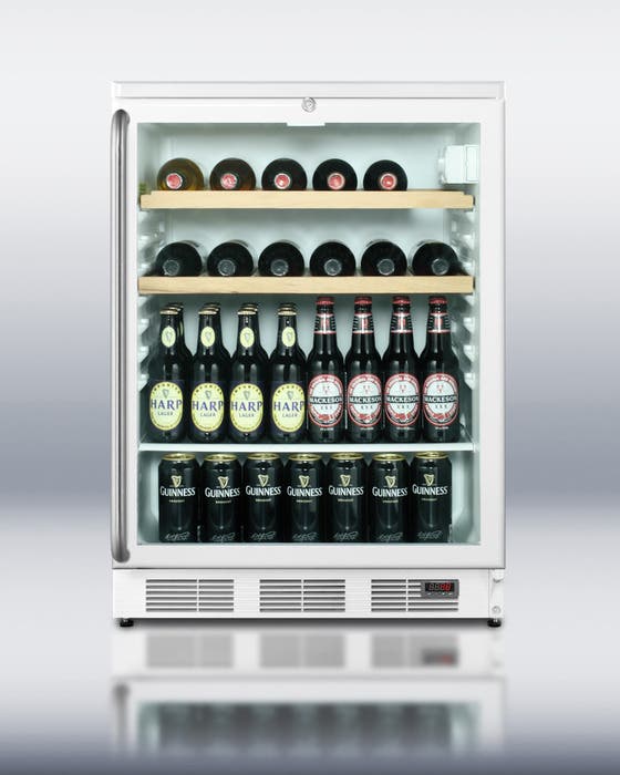Summit SCR600LBIPUBSHWO Stainless Steel