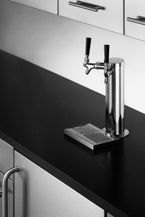 Summit SBC490BI7SSTBTWIN Stainless Steel