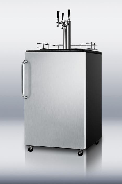 Summit SBC490BI7SSTBTRIPLE Stainless Steel