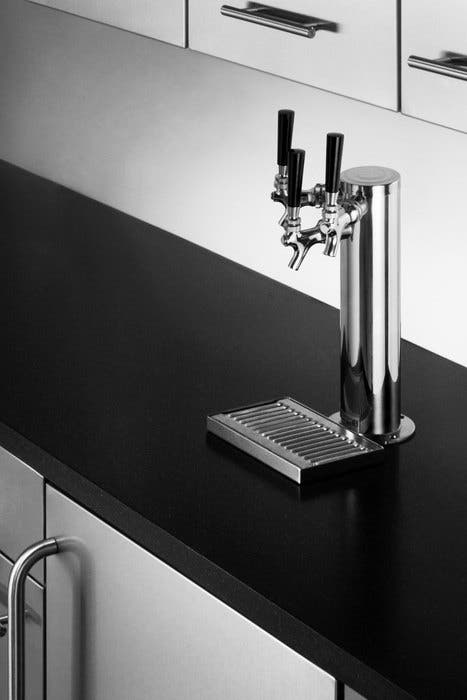 Summit SBC490BI7SSTBTRIPLE Stainless Steel