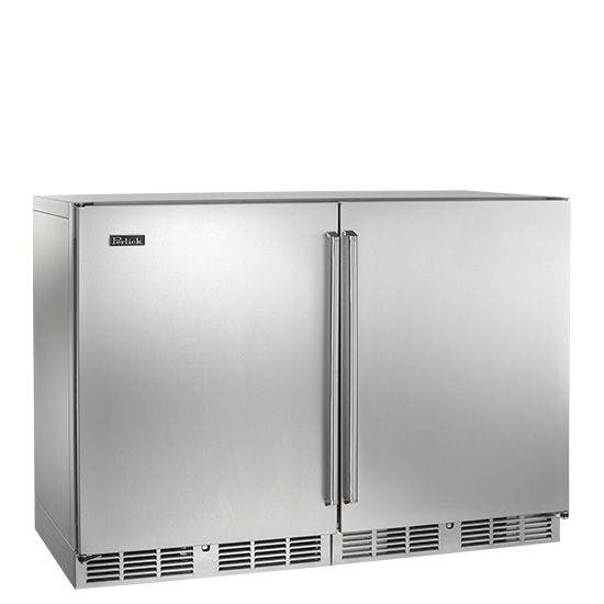 Perlick HP48RRS1L1R Commercial-Grade Compressor-Two Stainless Steel So...