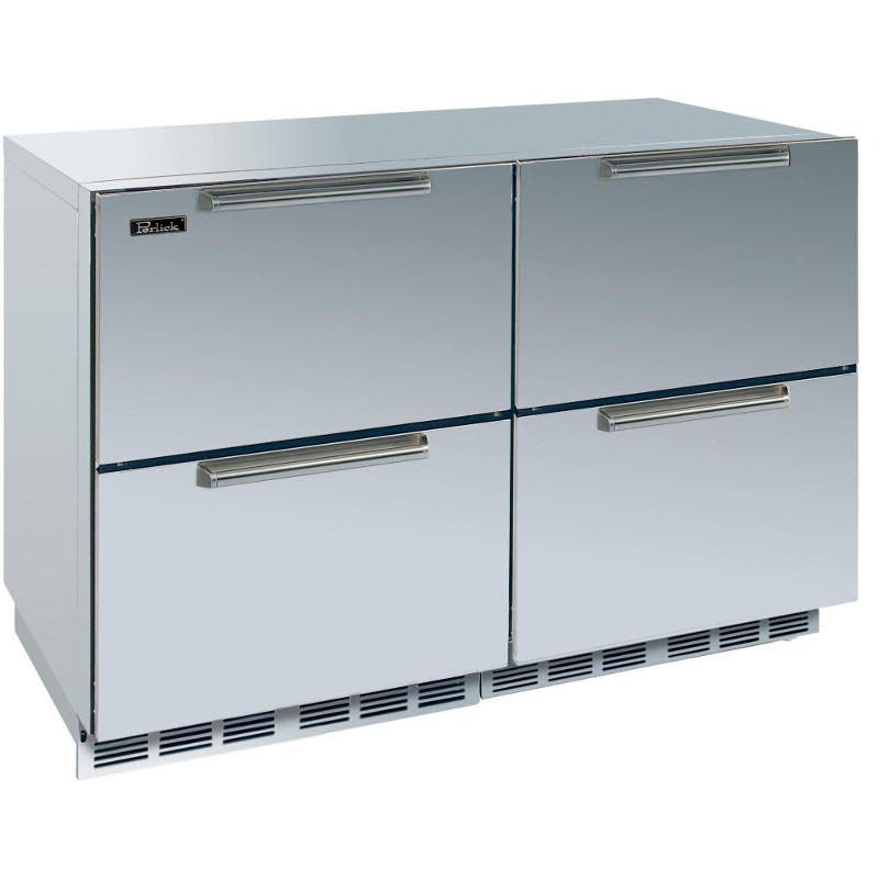 Perlick HP48RRS1L5 One Stainless Steel Solid Door, One Stainless Stee...