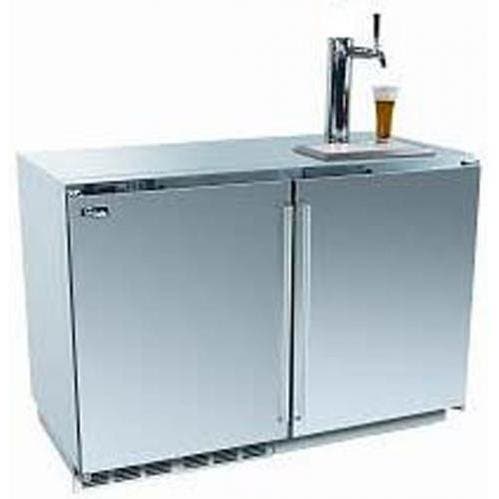 Perlick HP48RTO1L1R1 Stainless Steel solid door 1 Tap