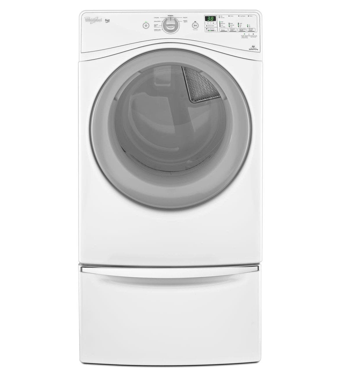 Whirlpool WED80HEBW White