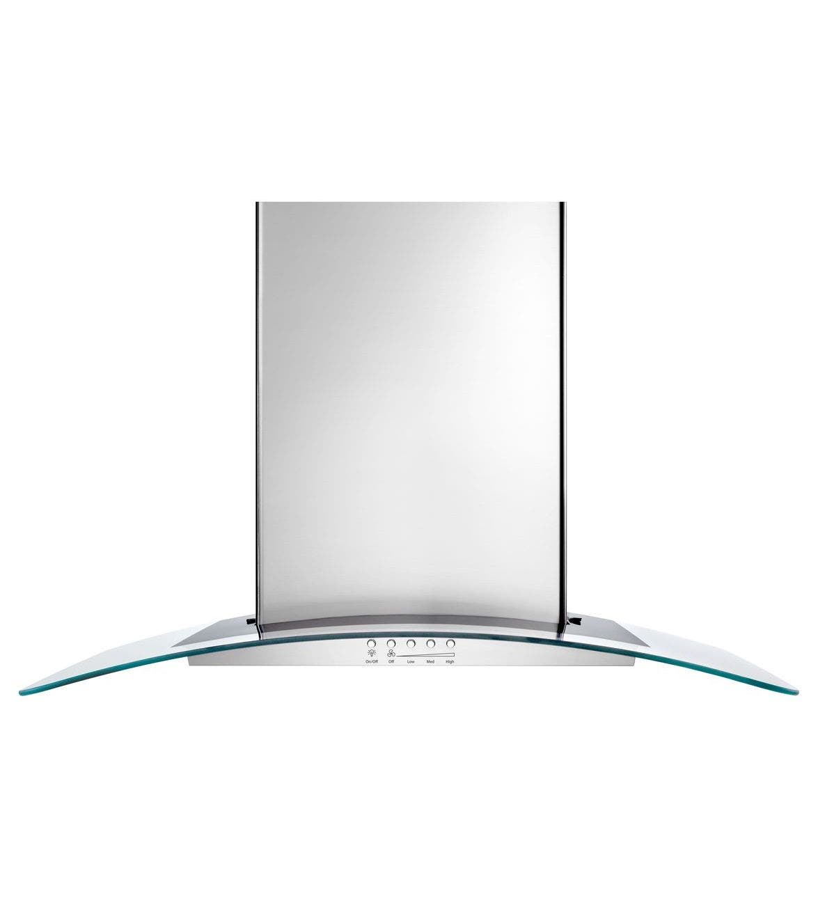 Whirlpool UXI6536BSS 36 Inch Island Hood