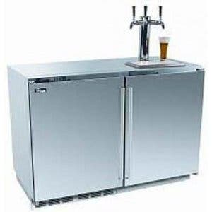Perlick HP48RTO1L1R3 Stainless Steel solid door 3 Tap