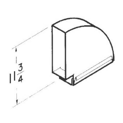 Broan 429 Horizontal Elbow 3-1/4" x 10"
