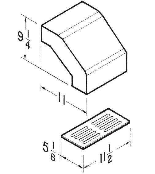 Broan 431 Long Eave Elbow