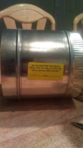 Broan 97 7" Spring-Loaded Damper