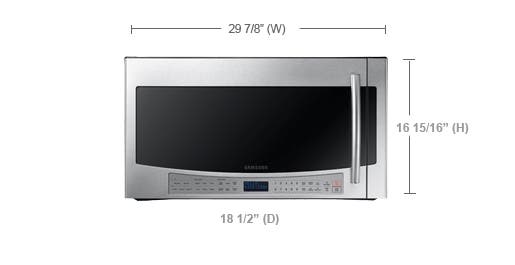 Samsung ME21F606MJT 2.1 cu. ft. Over-the-Range Microwave Oven