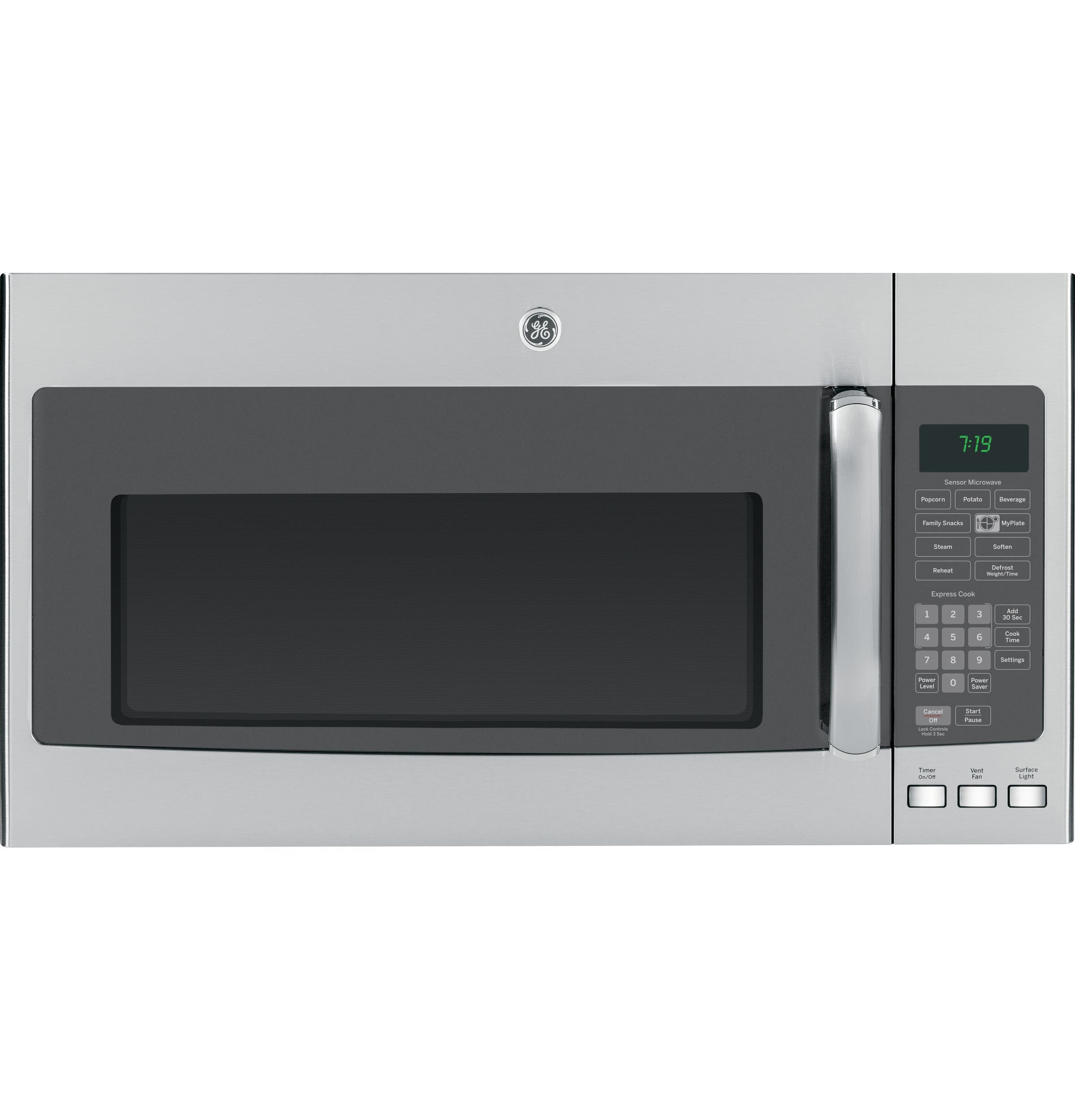 GE JVM7195SFSS Stainless Steel with Gray Case