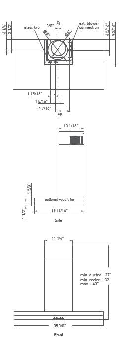 Zephyr ADUM90ASX Stainless Steel