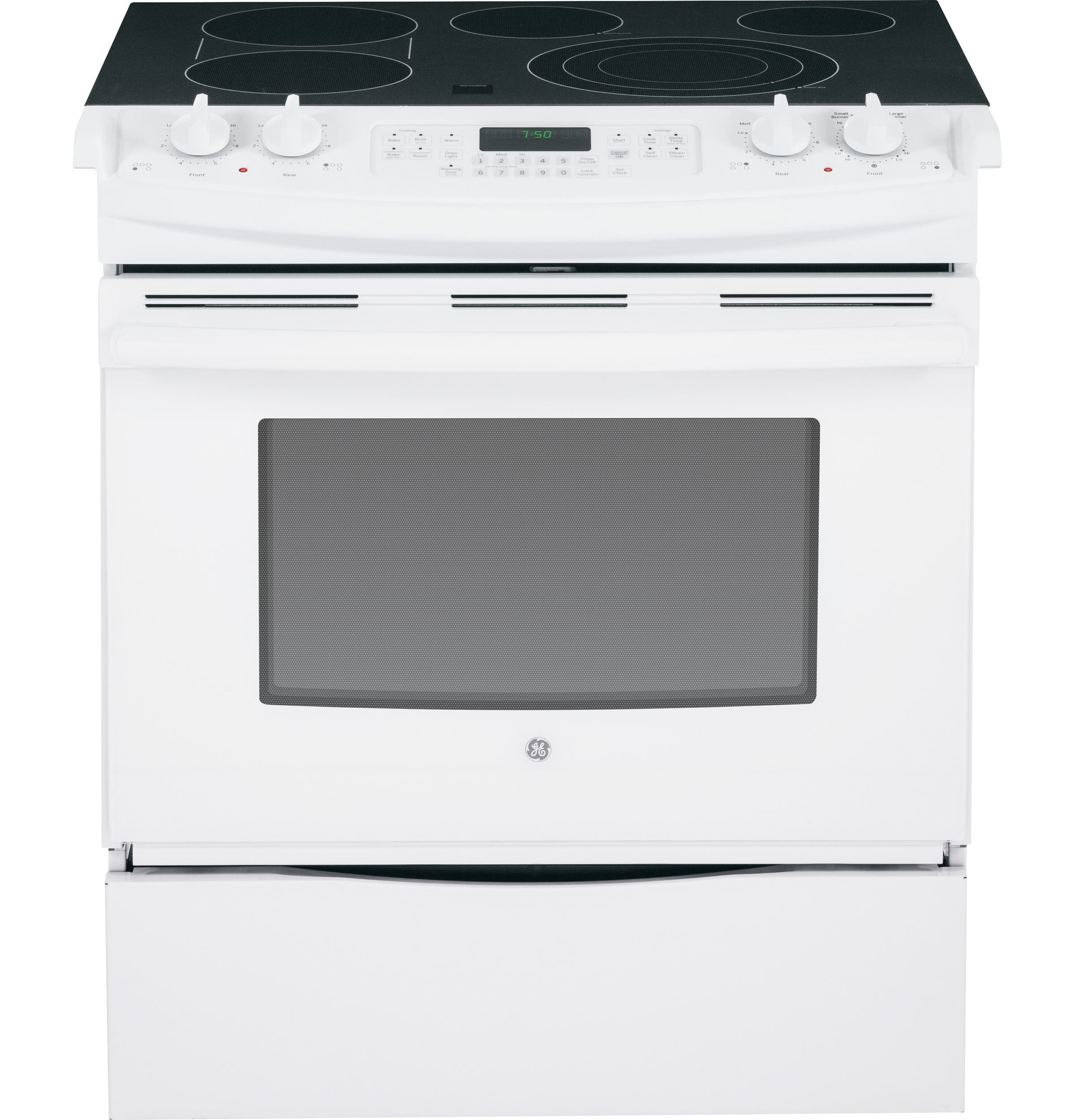 GE JS750DFWW White