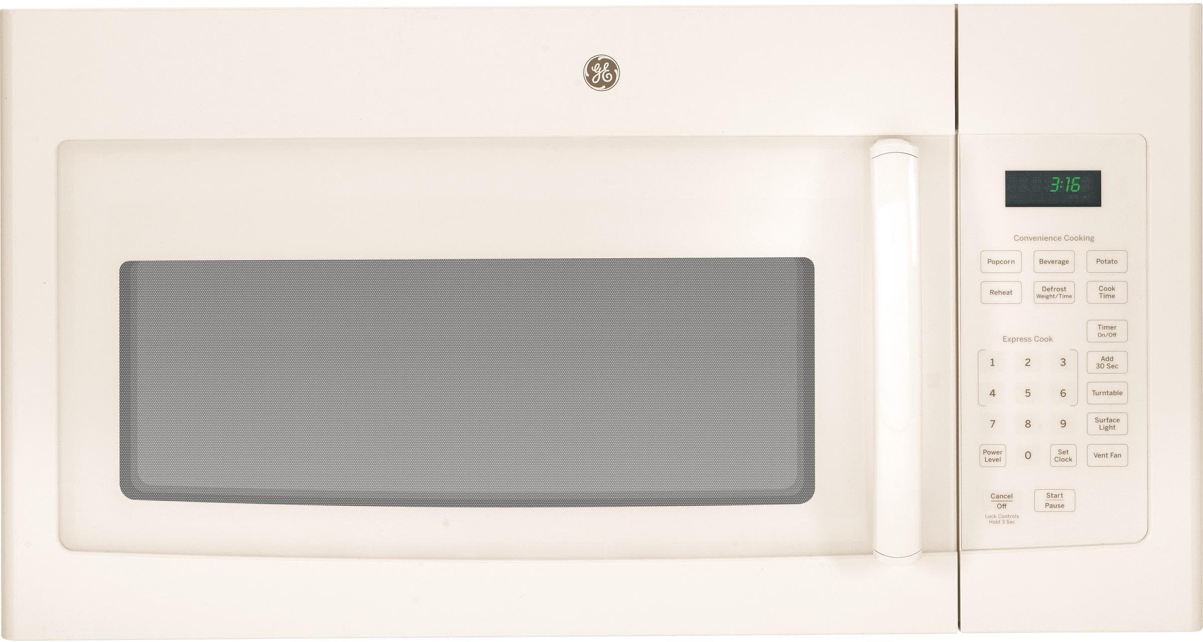 GE JVM3160DFCC 1.6 cu. ft. Over-the-Range Microwave Oven Bisque