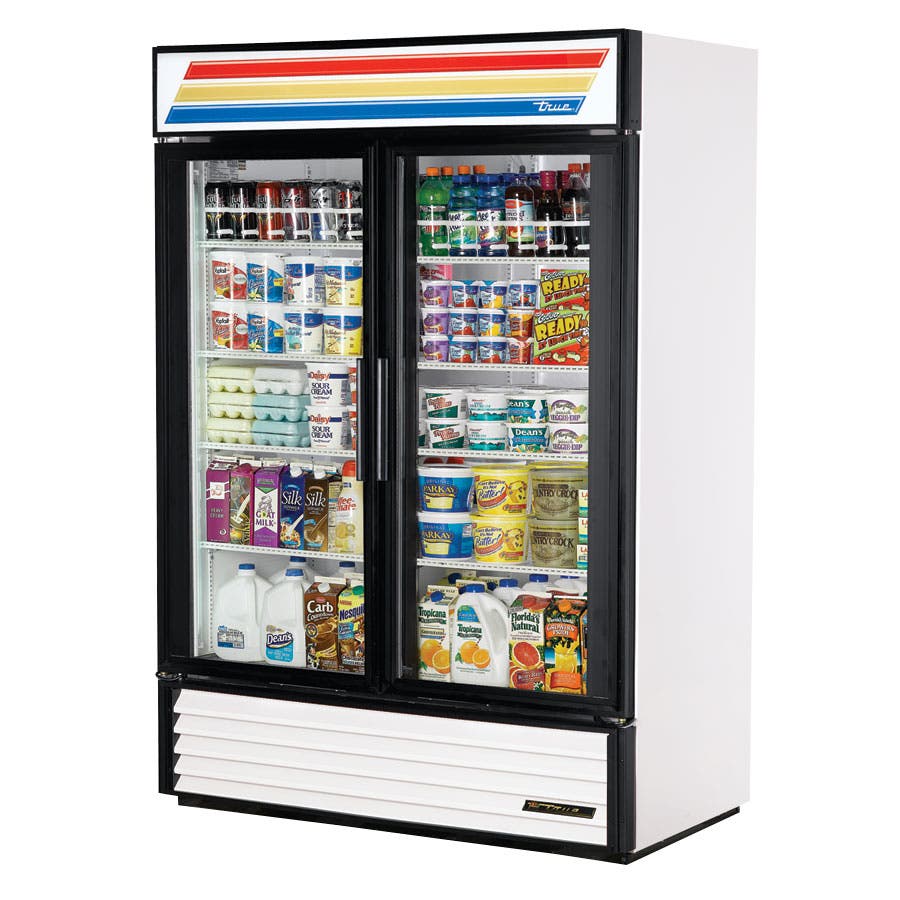 True Residential GDM49 54" Swing Glass Door Refrigerator