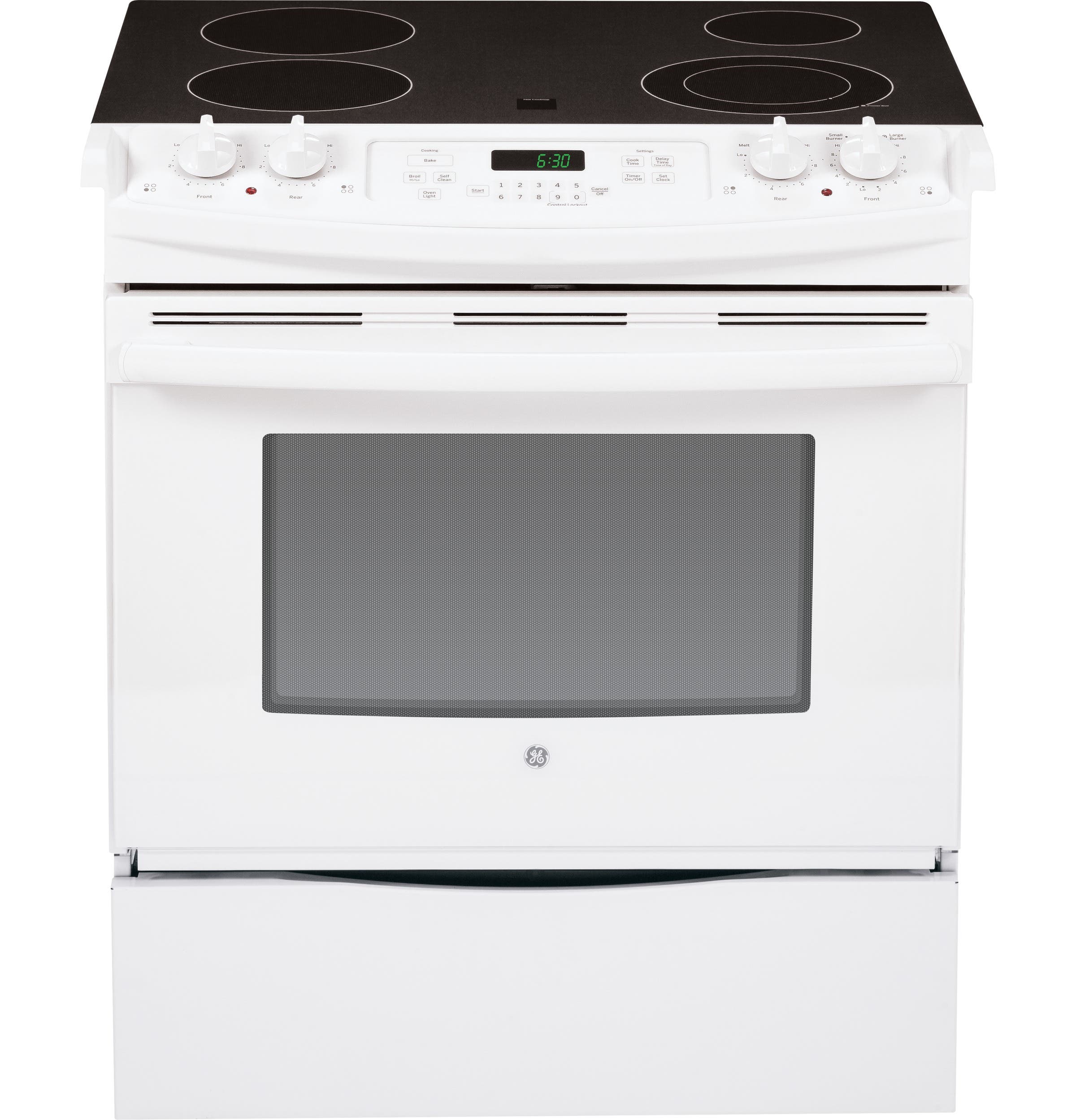GE JS630DFWW White