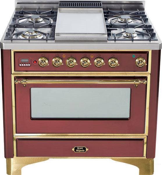 Ilve UM906VGGRB Burgundy Red