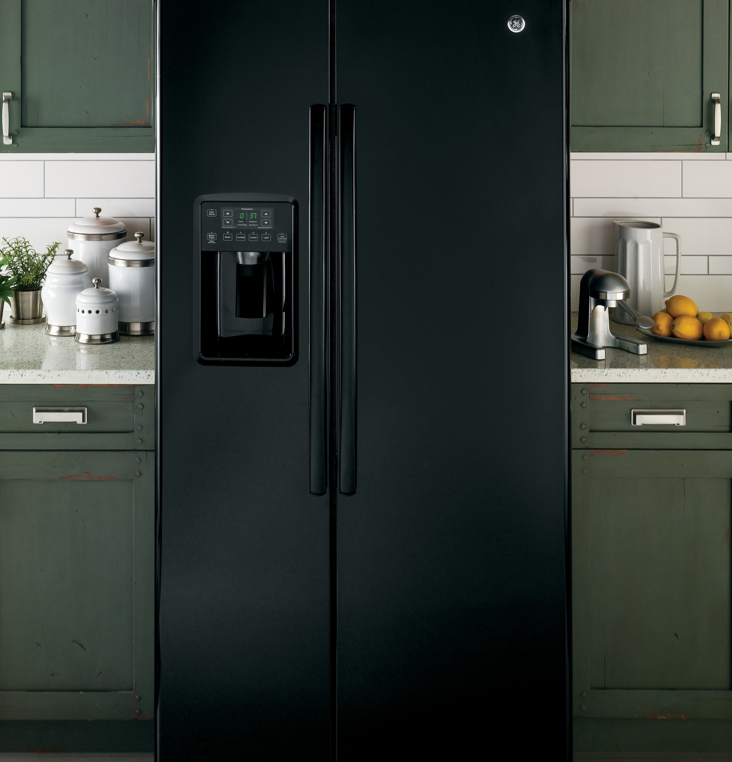 GE GSE26HGEBB Black