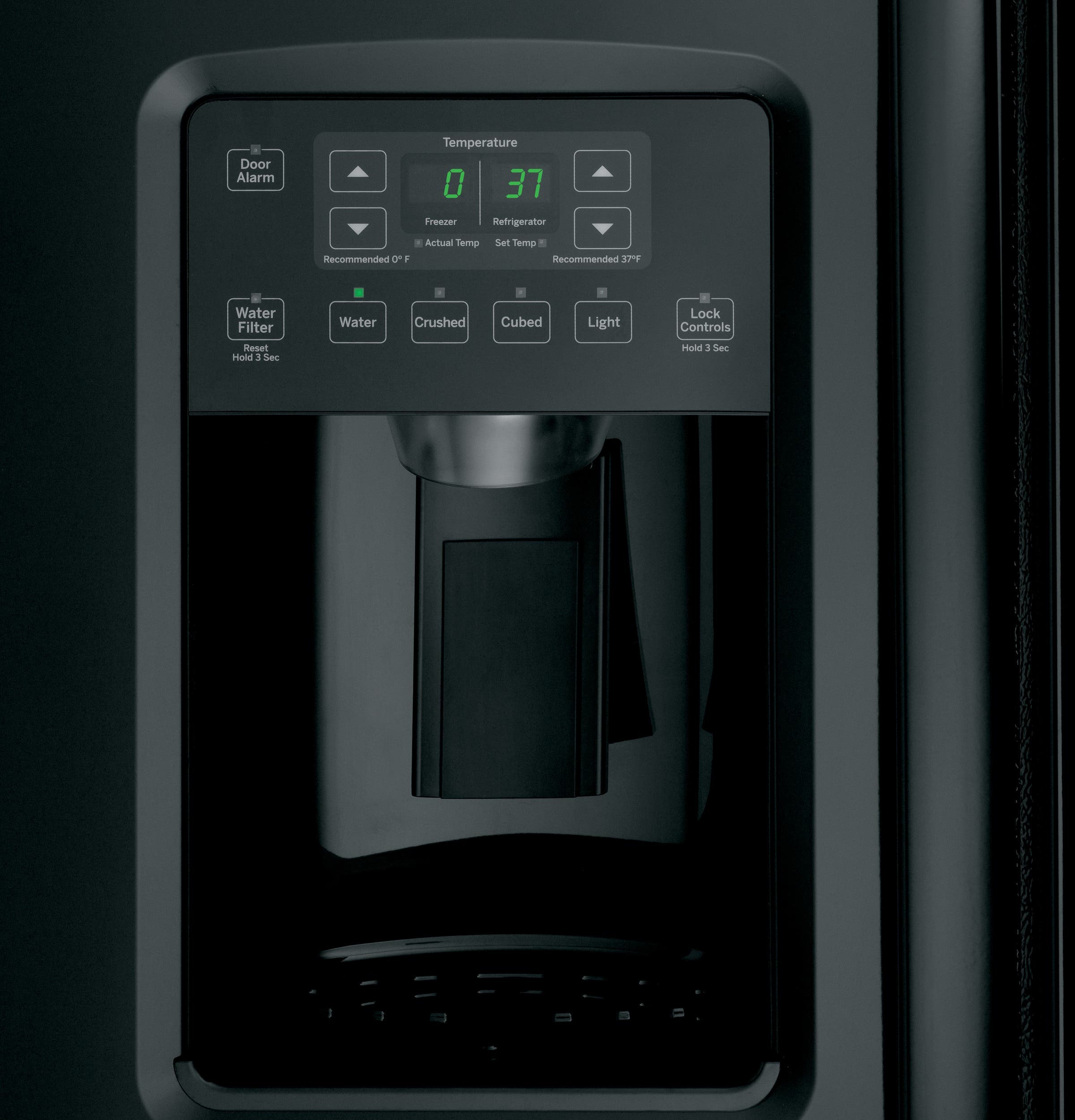 GE GSE26HGEBB Black