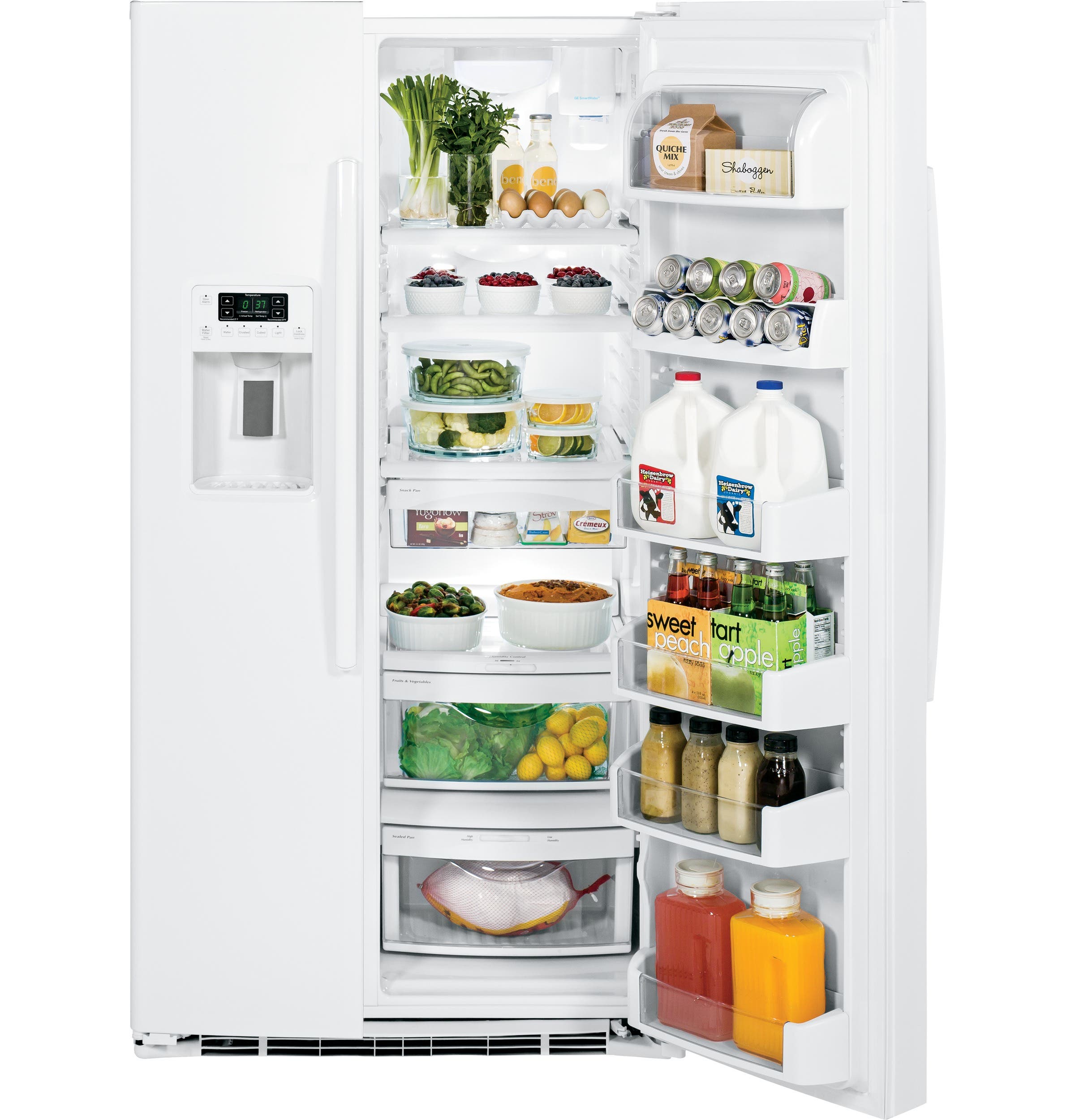 GE GSE26HGEWW White