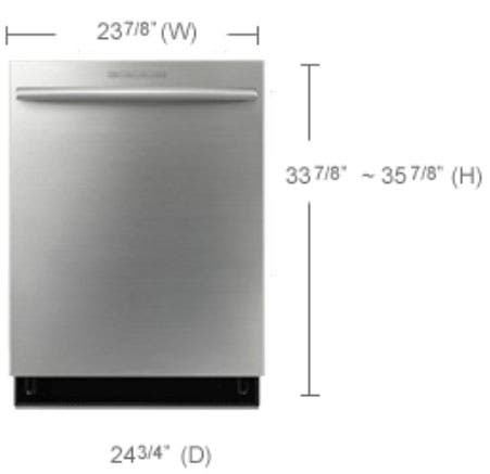 Samsung DW80F800UWS Stainless Steel