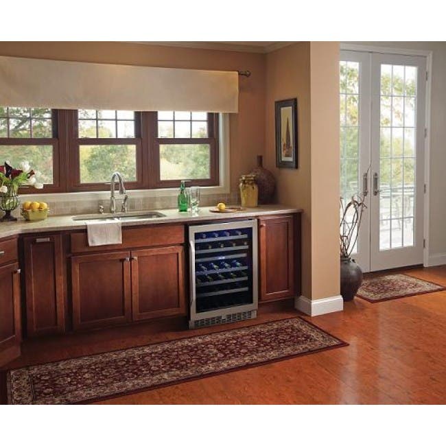 Danby DWC153BLSST 24" Undercounter Dual Zone Wine Cooler