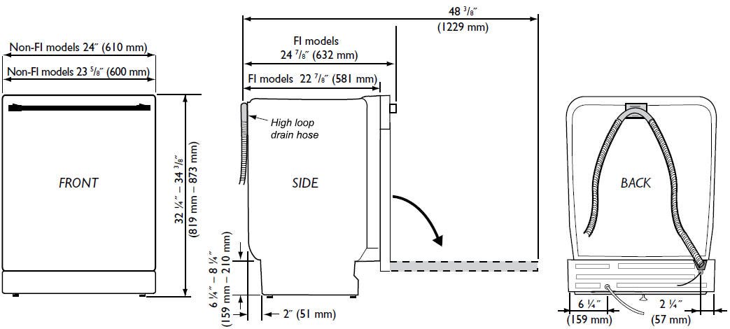 Asko D5524XLFI Panel Ready