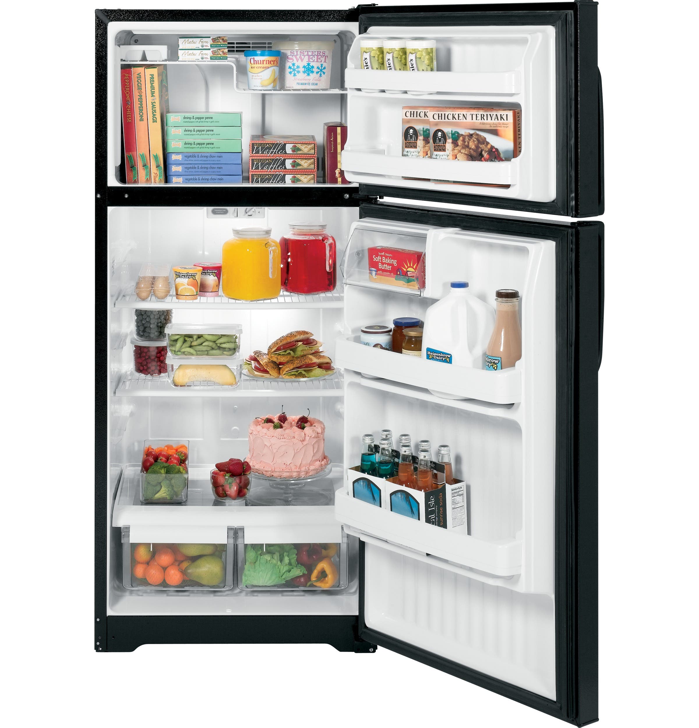 GE GTS16DBERBB Black