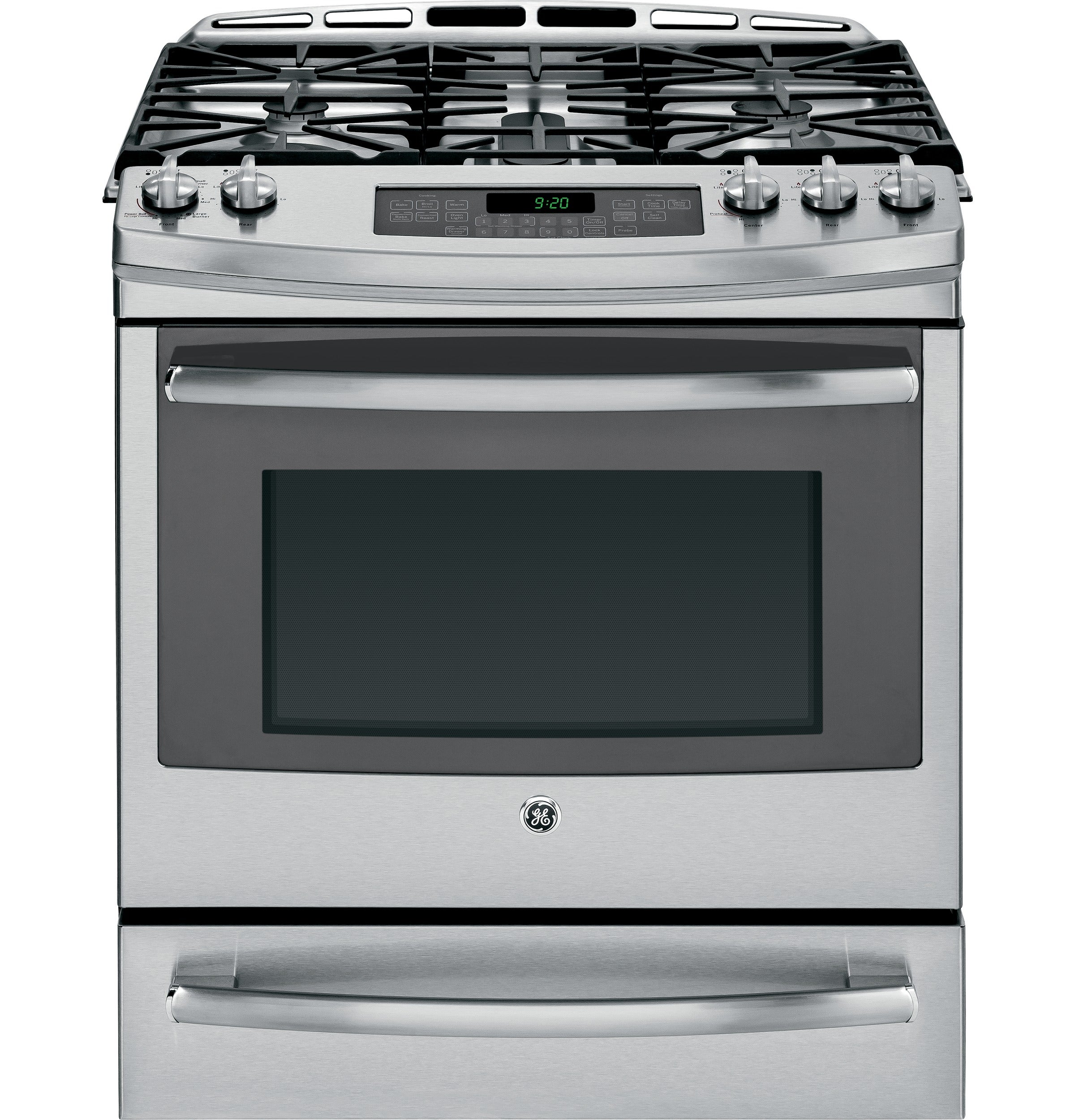 GE Profile Series Slide-In Front Control Gas Range - Thumbnail 2